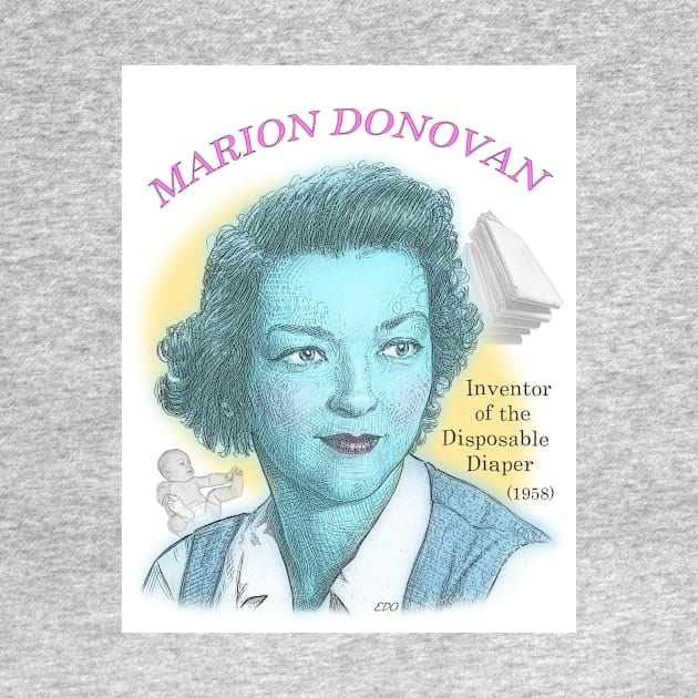Marion Donovan, Inventor of the Disposable Diaper by eedeeo